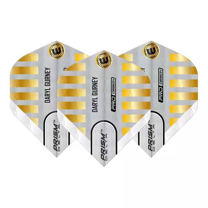 Billaresbalsalobre Plumas Winmau Darts Prism Delta Daryl Gurney White Gold 6915.258 - Imagen 3