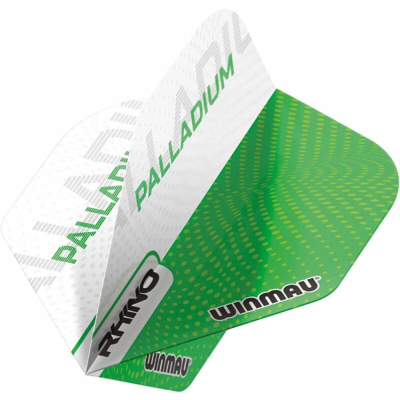 Billaresbalsalobre Plumas Winmau Darts Standard Rhino Pallatium Green White 6905.233 - Imagen 4