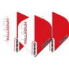 Billaresbalsalobre Plumas Winmau Darts Standard Rhino Pallatium Red White 6905.234 - Imagen 3