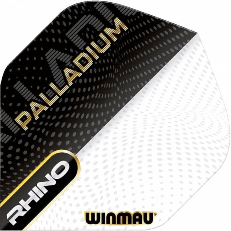 Billaresbalsalobre Plumas Winmau Darts Standard Rhino Pallatium Black White 6905.235 - Imagen 2
