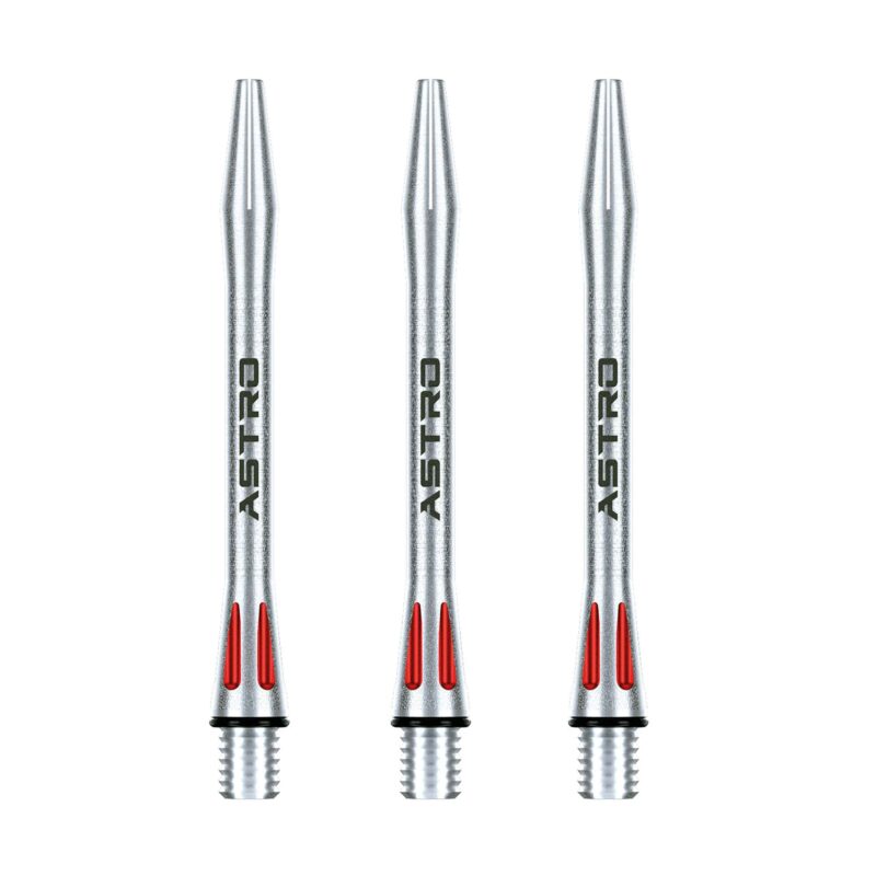 Billaresbalsalobre Cañas Winmau Darts Astro Aluminium Red Medium 46mm  7012.202 - Imagen 2