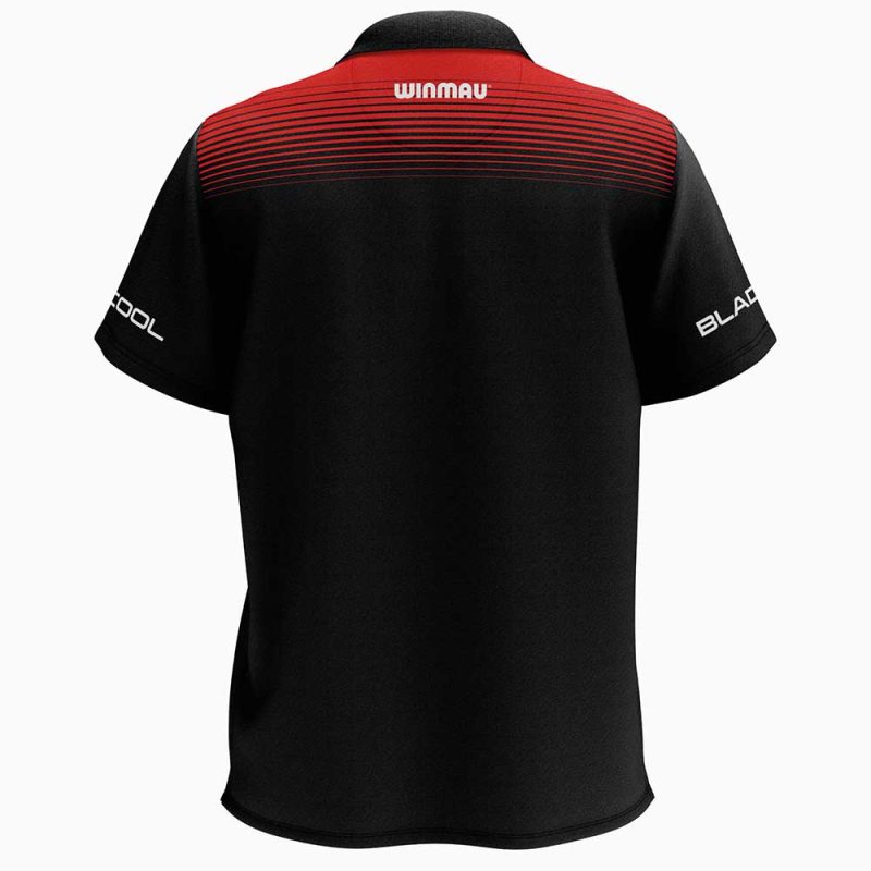 Billaresbalsalobre Polo Dardos Winmau Darts Wincool 4 Red Black 2XL 8423-2XL - Imagen 2