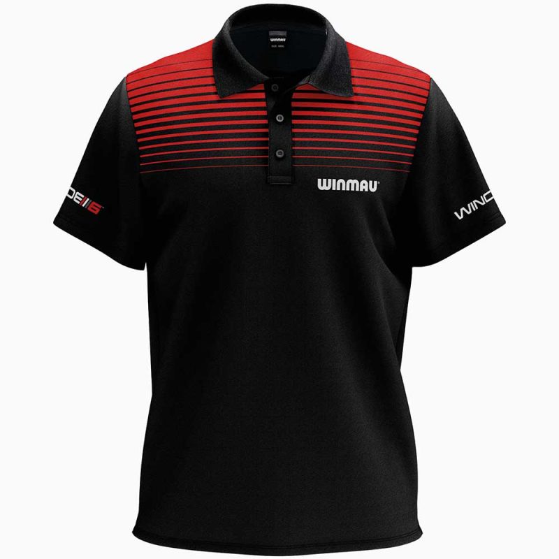 Billaresbalsalobre Polo Dardos Winmau Darts Wincool 4 Red Black 2XL 8423-2XL