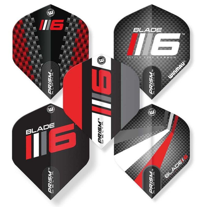 Billaresbalsalobre Plumas Winmau Darts Blade 6 Flight Collection 8142 - Imagen 2