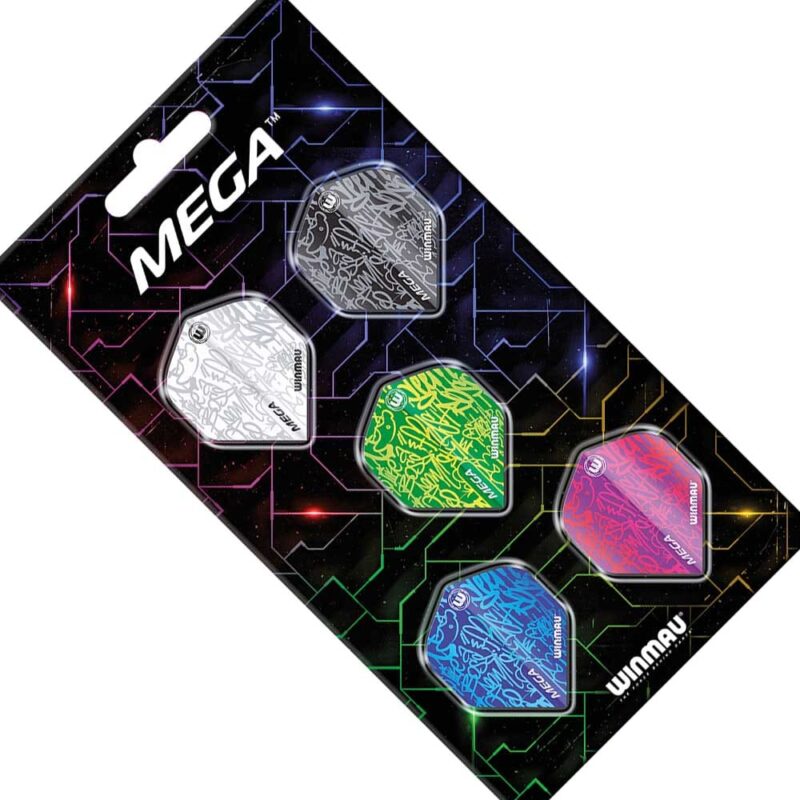 Billaresbalsalobre Plumas Winmau Darts Mega Standard Flight Collection 8144 - Imagen 2