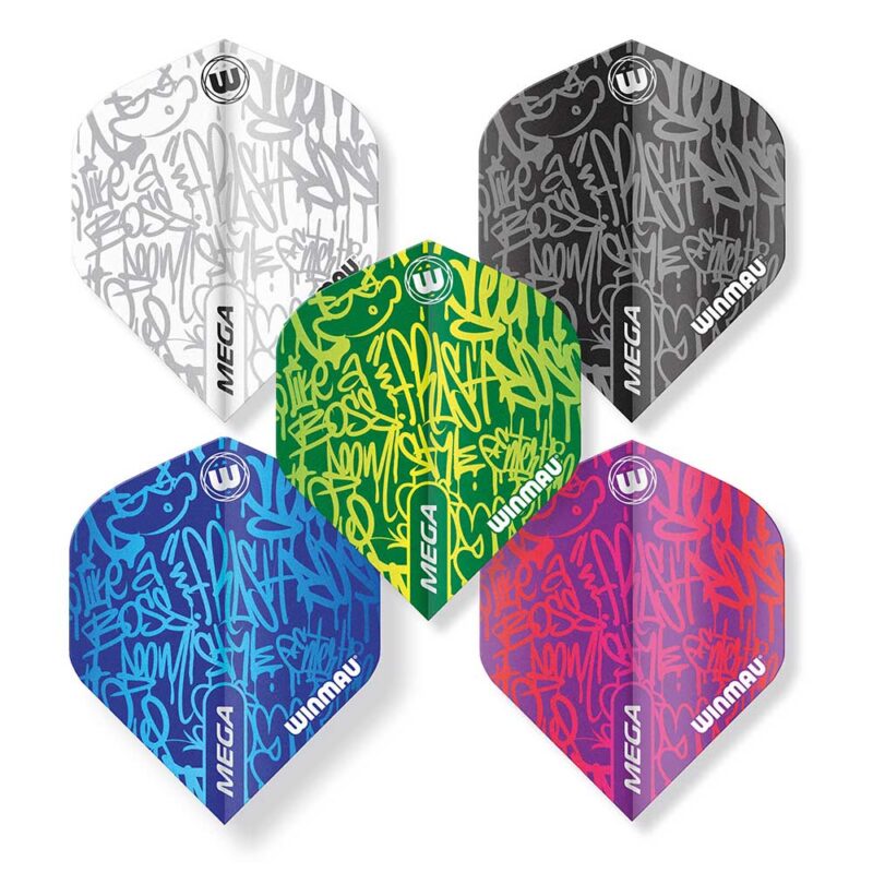 Billaresbalsalobre Plumas Winmau Darts Mega Standard Flight Collection 8144 - Imagen 3