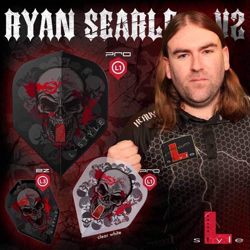 Billaresbalsalobre Plumas L-Style Champagne L3PRO Shape Ryan Searle V2 Clear Black sL3EZ-RyanSearle V2-BK - Imagen 2