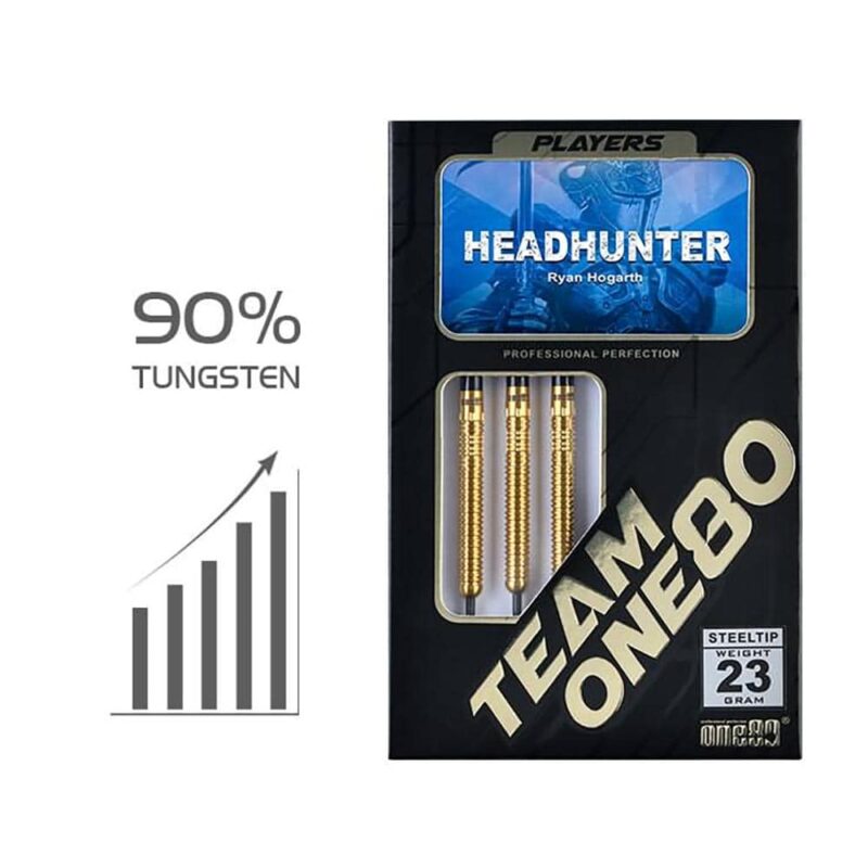 Billaresbalsalobre Dardos One 80 Ryan Hogarth Headhunter 90% 23g 7749 - Imagen 4