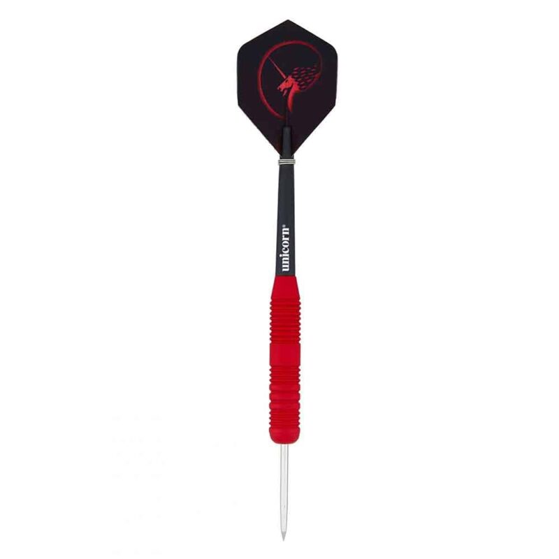 Billaresbalsalobre Dardos Unicorn Rubberised Red 23gr Latón 8654 - Imagen 3