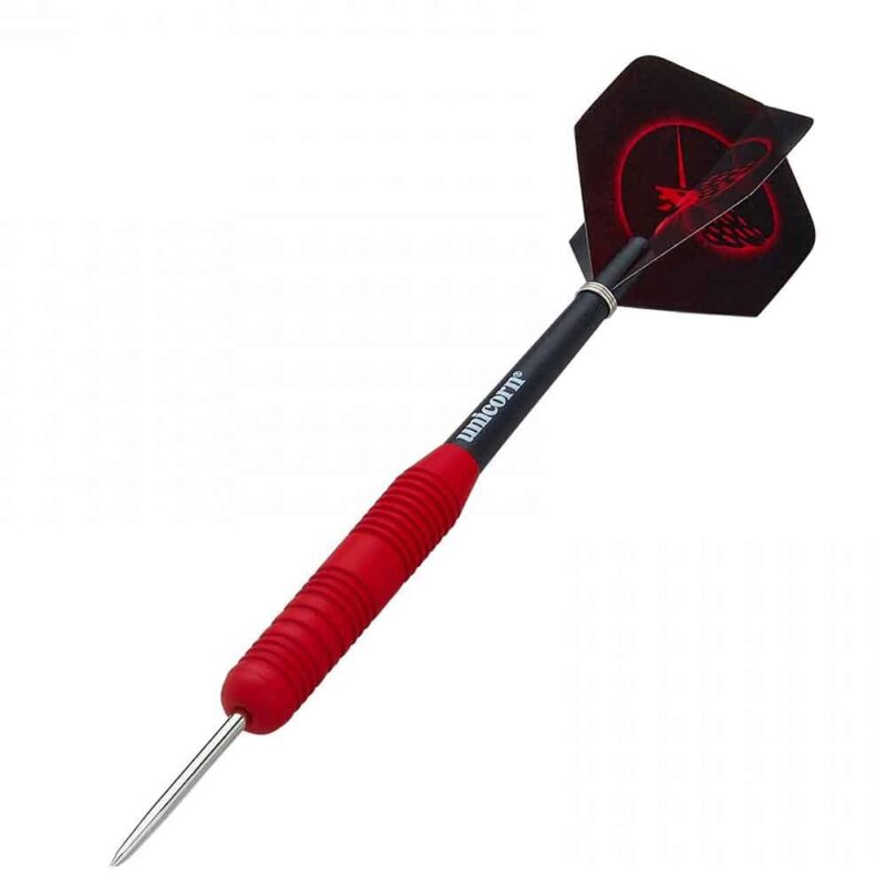 Billaresbalsalobre Dardos Unicorn Rubberised Red 23gr Latón 8654 - Imagen 4