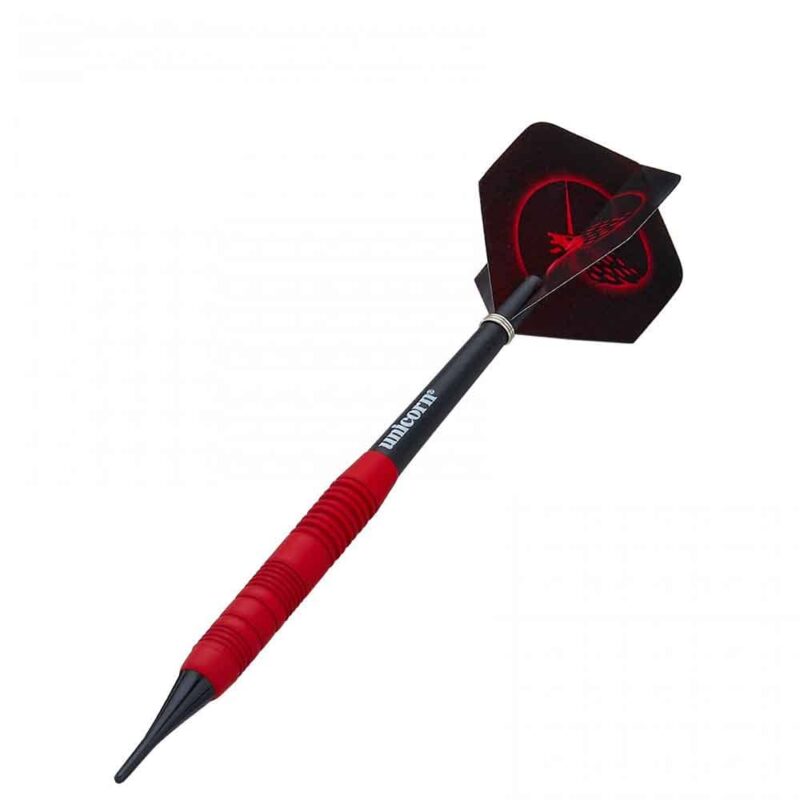 Billaresbalsalobre Dardos Unicorn Rubberised Red 16gr Latón 4253 - Imagen 3