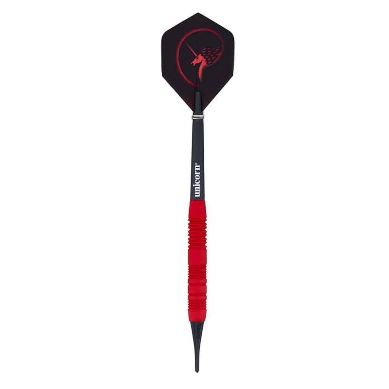 Billaresbalsalobre Dardos Unicorn Rubberised Red 16gr Latón 4253 - Imagen 4