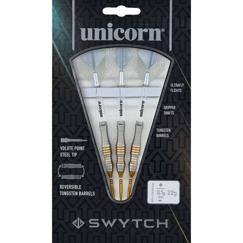 Billaresbalsalobre Dardos Unicorn Swytch Steel Gold 24gr 80% 27937 - Imagen 5