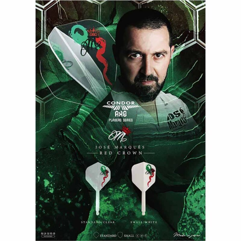Billaresbalsalobre Plumas Condor Axe White Shape Red Crown Jose Marques M 27.5mm 3 Uds. - Imagen 5