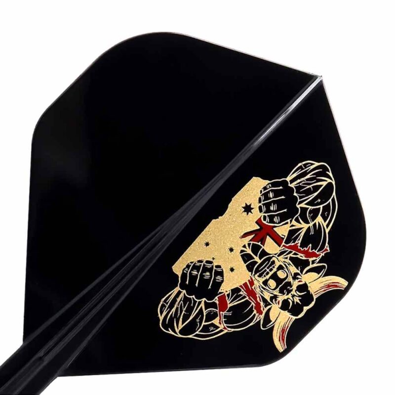 Billaresbalsalobre Plumas Condor Axe Standard The Bull Black M 27.5mm 3uds. - Imagen 2