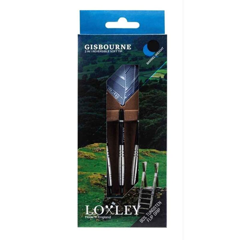 Billaresbalsalobre Dardos Loxley Darts Gisbourne 18g 90% Punta Plastico - Imagen 3