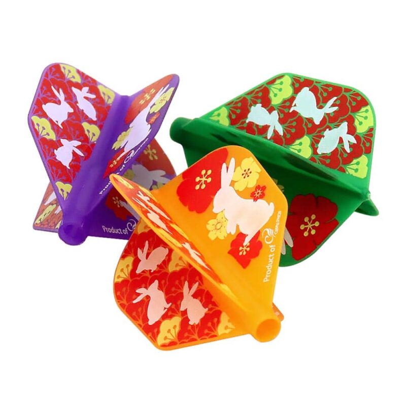 Billaresbalsalobre Plumas Fit Flight Flower Rabbit Shape - Imagen 2