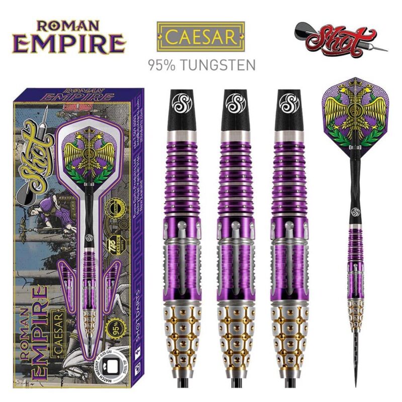 Billaresbalsalobre Dardos Shot Roman Empire Caesar 25gr 95% SH-RCST-125 - Imagen 2