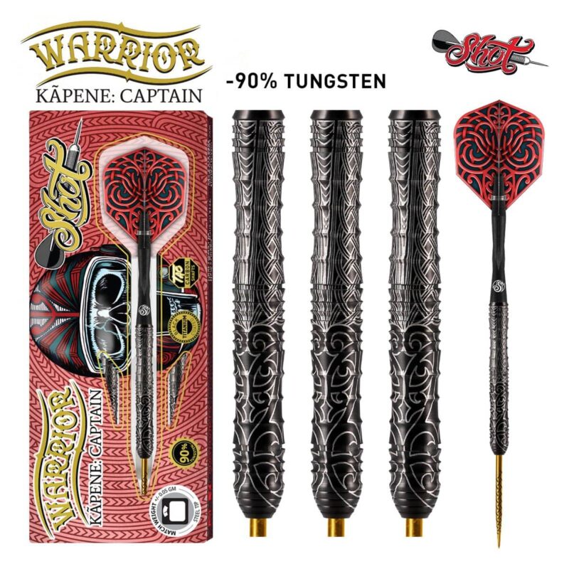 Billaresbalsalobre Dardos Shot Warrior Kapene Captain 22gr 90% SH-WKST-122 - Imagen 2