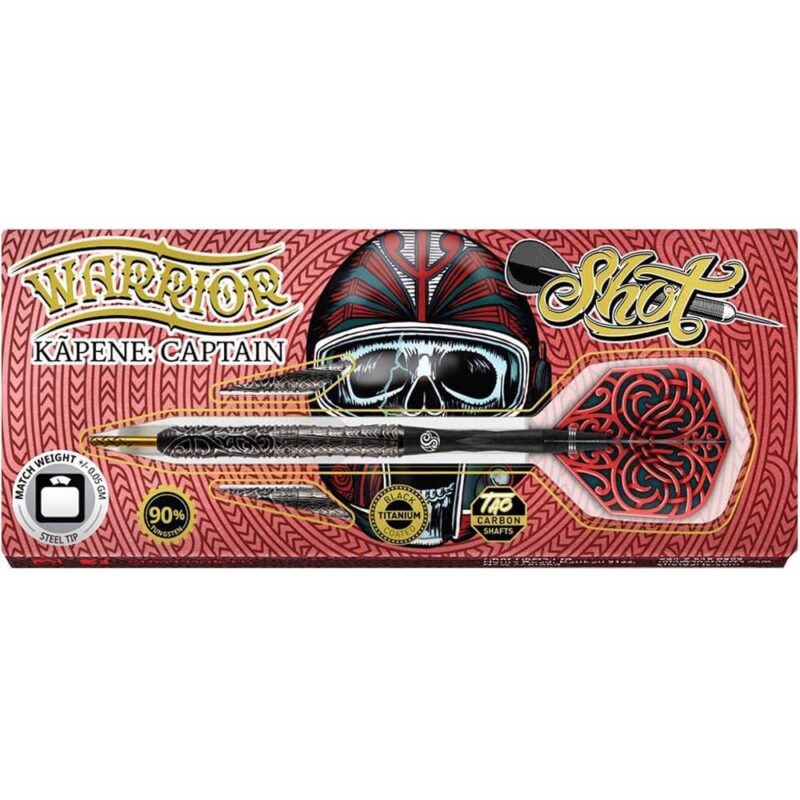 Billaresbalsalobre Dardos Shot Warrior Kapene Captain 22gr 90% SH-WKST-122 - Imagen 4