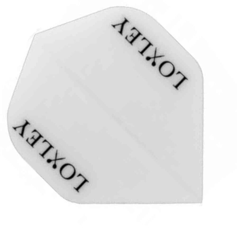 Billaresbalsalobre Plumas Loxley  Darts Blanca Logo Estandar no2 - Imagen 2