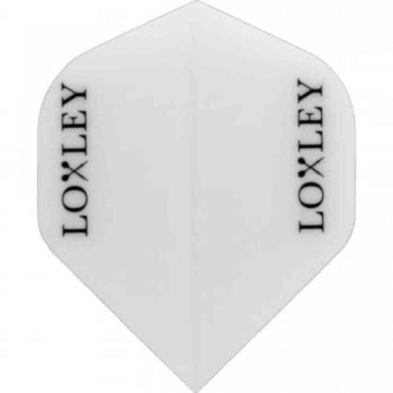 Billaresbalsalobre Plumas Loxley  Darts Blanca Logo Estandar no2