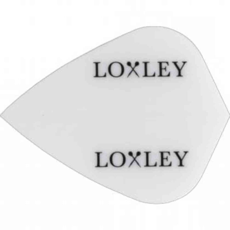 Billaresbalsalobre Plumas Loxley  Darts Blanca Logo Kite - Imagen 2