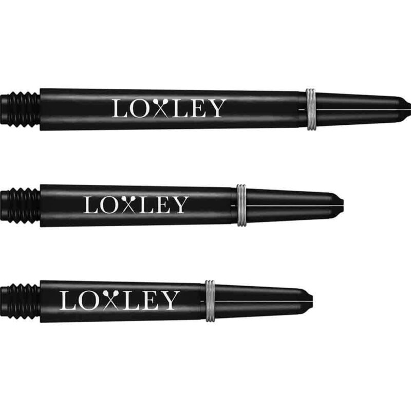 Billaresbalsalobre Cañas Nylon Loxley Darts Negra Corta 34mm - Imagen 3
