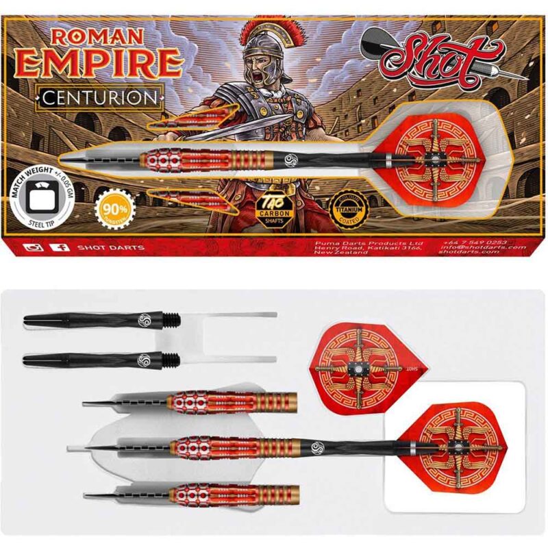 Billaresbalsalobre Dardos Shot Roman Empire Centurion 24gr 95% SH-RECST-24 - Imagen 3