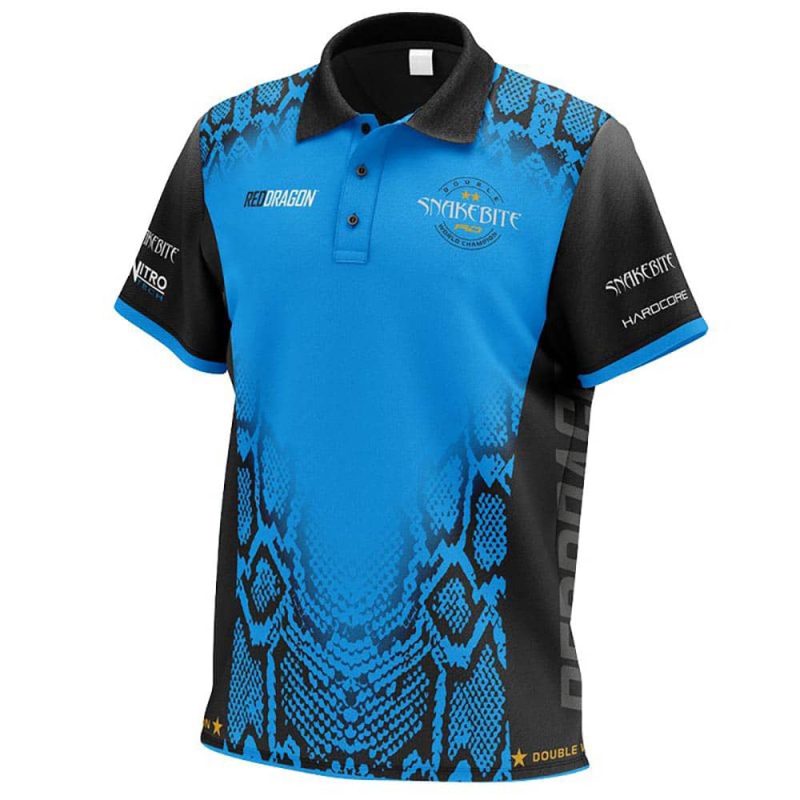 Billaresbalsalobre Polo Dardos Red Dragon Peter Wright DWC Tour M X0449 - Imagen 3