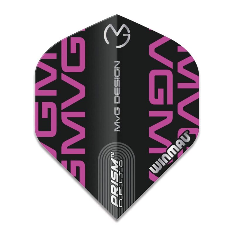 Billaresbalsalobre Plumas Winmau Darts Standard Prism Delta MVG Black Purple Logo 6915.246