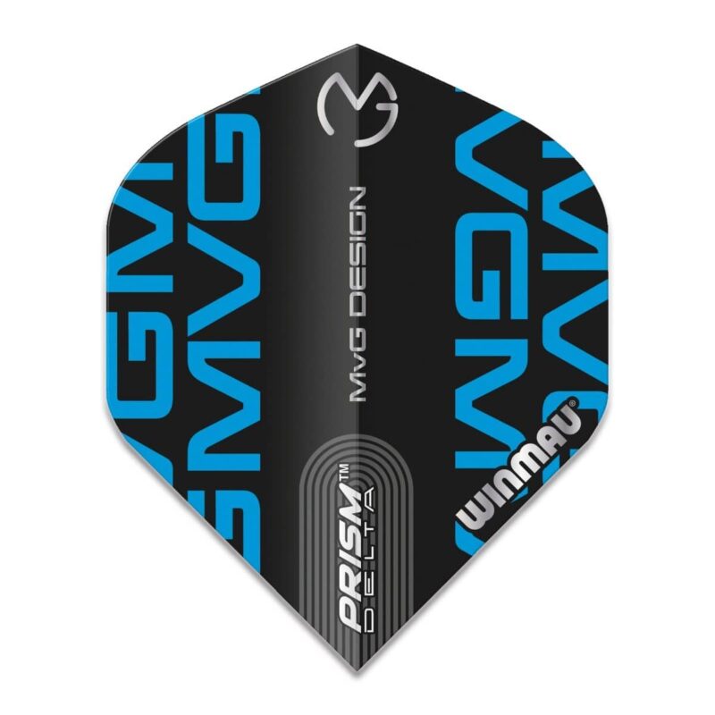 Billaresbalsalobre Plumas Winmau Darts Standard Prism Delta MVG Black Blue Logo 6915.244