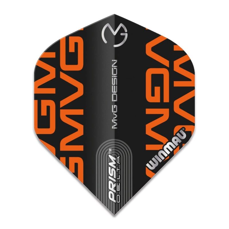 Billaresbalsalobre Plumas Winmau Darts Standard Prism Delta MVG Black Orange Logo 6915.245