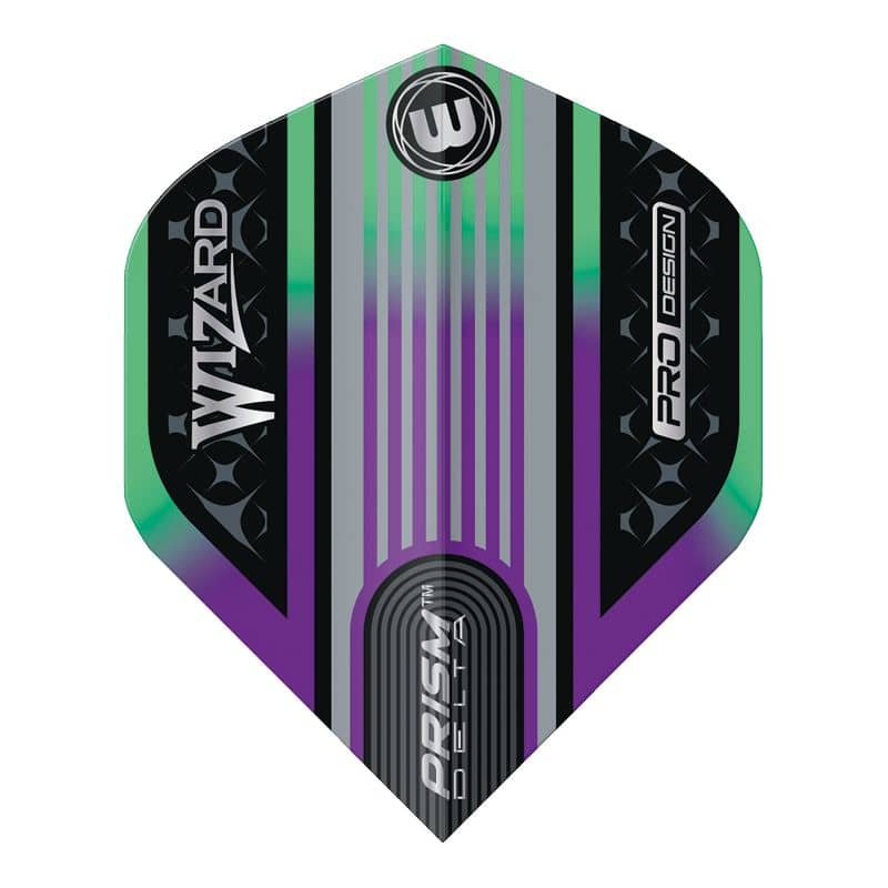 Billaresbalsalobre Plumas Winmau Darts Standard Prism Delta Wizard Rainbow Silver 6915.250