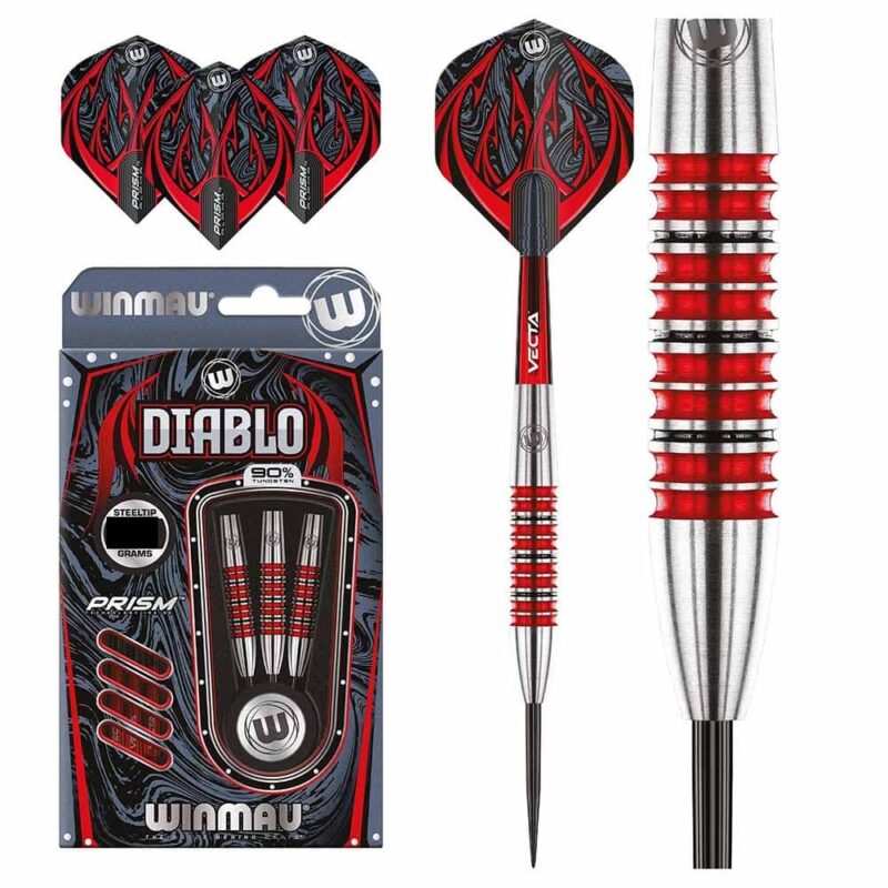 Billaresbalsalobre Dardos Winmau Darts Diablo Torpedo 24g 90%  1479.24 - Imagen 3