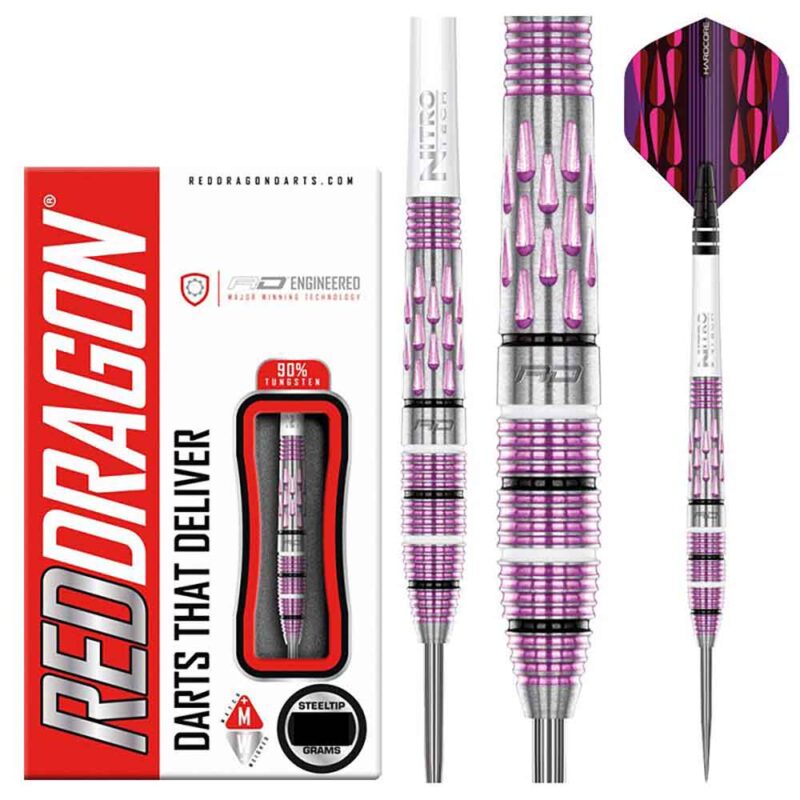 Billaresbalsalobre Dardos Red Dragon Artura Shocking Pink 90% 24g RDD2506 - Imagen 3