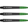 Billaresbalsalobre Cañas Mission Darts Sabre Polycarbonate Negra Verde Intermedia 41mm S1507 - Imagen 2