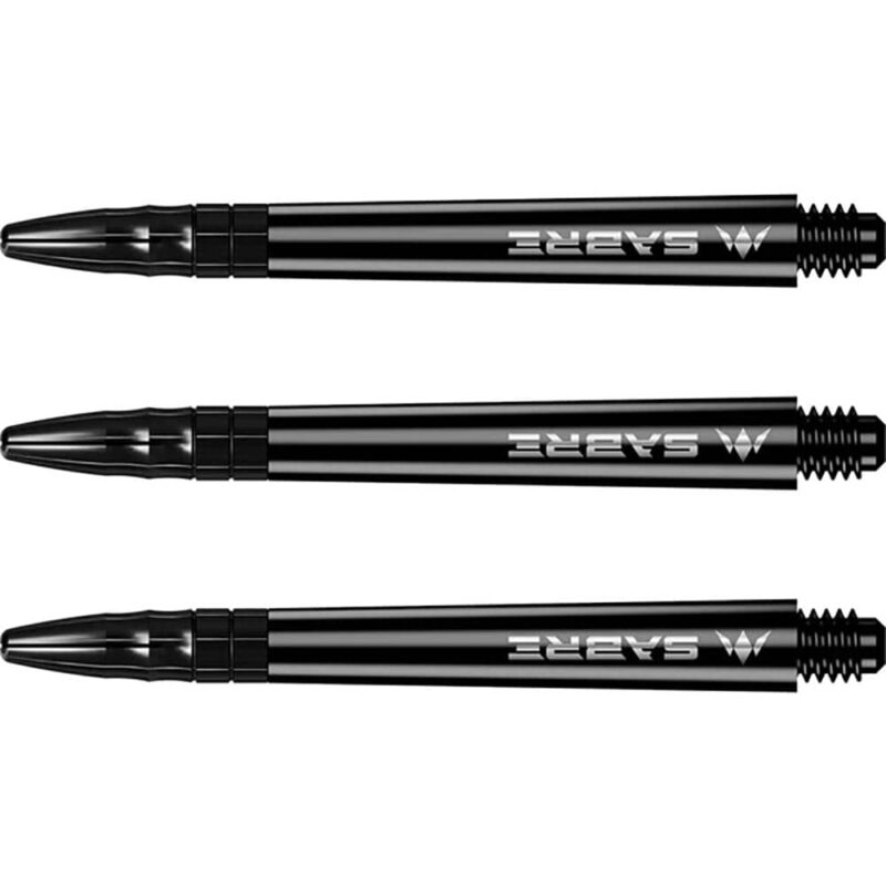 Billaresbalsalobre Cañas Mission Darts Sabre Polycarbonate Negra Negra Corta 34mm S1511 - Imagen 3