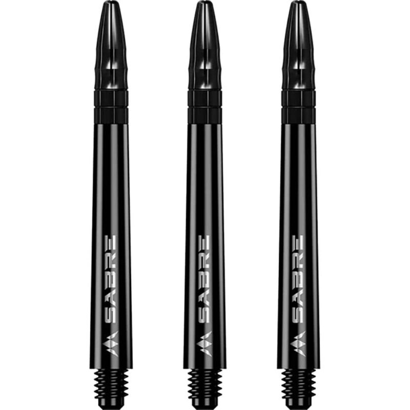 Billaresbalsalobre Cañas Mission Darts Sabre Polycarbonate Negra Negra Larga 48mm S1509