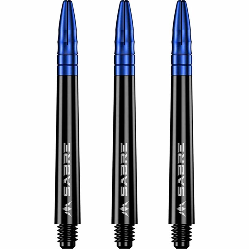 Billaresbalsalobre Cañas Mission Darts Sabre Polycarbonate Negra Azul Intermedia 41mm S1519