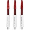 Billaresbalsalobre Cañas Mission Darts Sabre Polycarbonate Roja Transparente Larga 48mm S1527