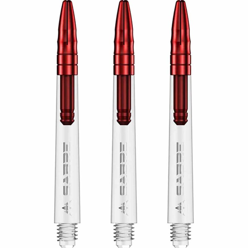 Billaresbalsalobre Cañas Mission Darts Sabre Polycarbonate Roja Transparente Larga 48mm S1527