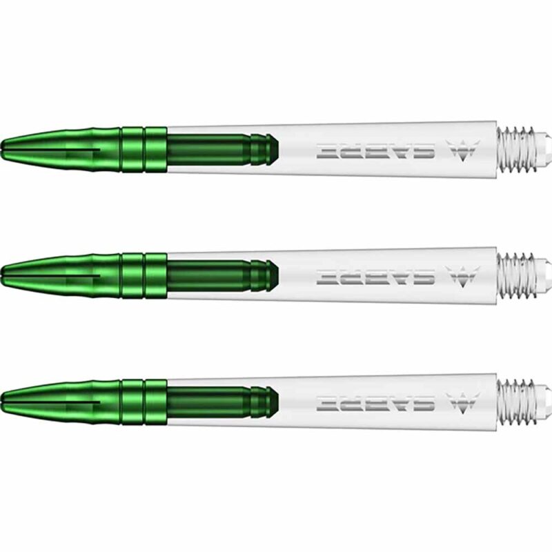 Billaresbalsalobre Cañas Mission Darts Sabre Polycarbonate Verde Transparente Larga 48mm S1533 - Imagen 2