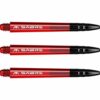 Billaresbalsalobre Cañas Mission Darts Sabre Polycarbonate Rojo Negro Corta 34mm S1547 - Imagen 3