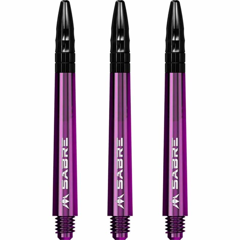 Billaresbalsalobre Cañas Mission Darts Sabre Polycarbonate Morado Negro Intermedia 41mm S1552