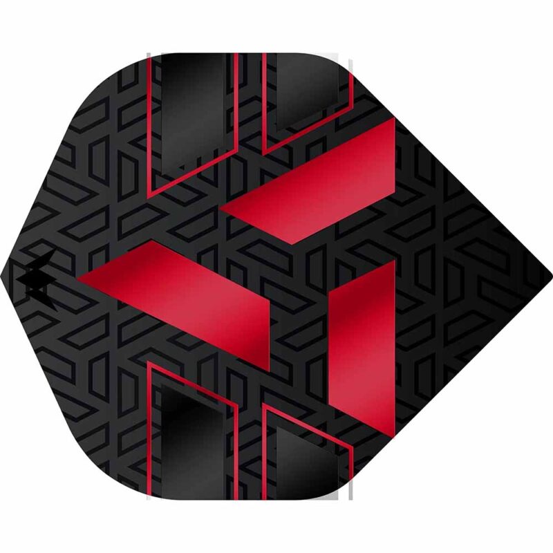 Billaresbalsalobre Plumas Mission Darts No2 Std Hazard Negro Rojo F3833 - Imagen 3