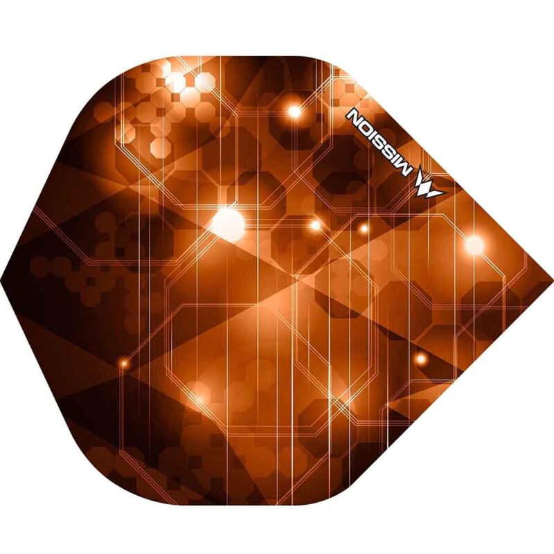 Billaresbalsalobre Plumas Mission Darts No2 Std Astral Naranja F2864 - Imagen 3