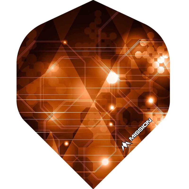 Billaresbalsalobre Plumas Mission Darts No2 Std Astral Naranja F2864