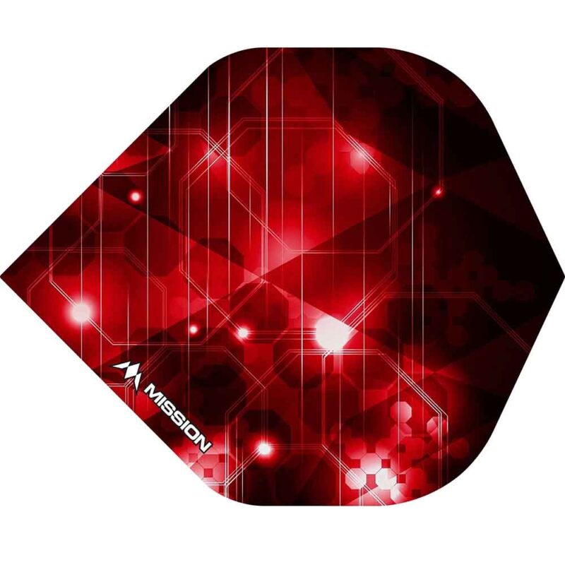 Billaresbalsalobre Plumas Mission Darts No2 Std Astral Roja F2858 - Imagen 3