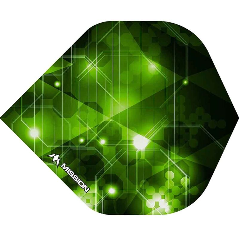 Billaresbalsalobre Plumas Mission Darts No2 Std Astral Verde F2859 - Imagen 2